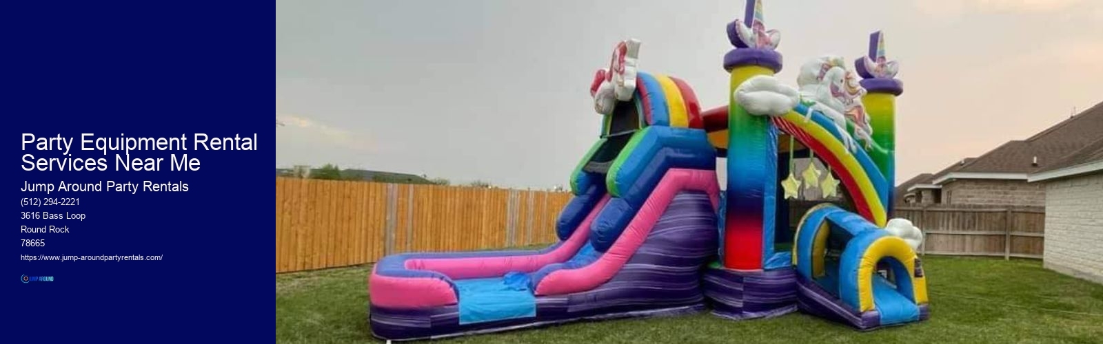 Party Equipment Rental Services Near Me